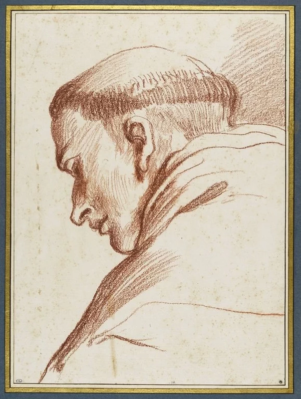 Head of a Monk - Louvre, Parigi